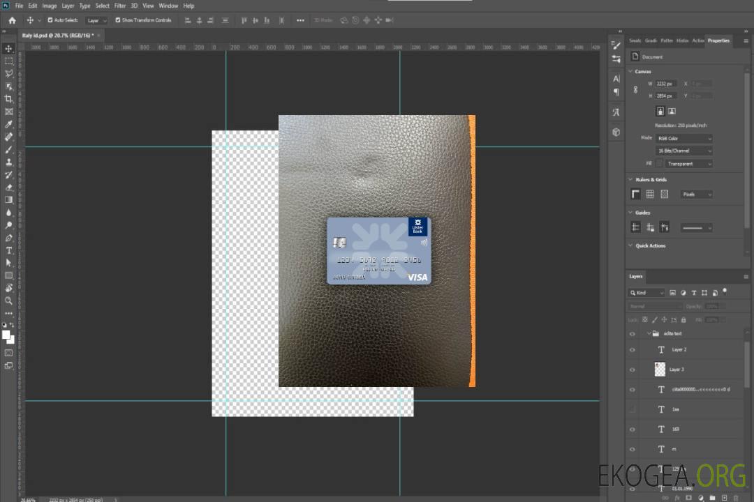 Irlande Ulster Bank Irlande carte visa photolook , avant template Irlande Ulster Bank Irlande carte visa photolook , avant template